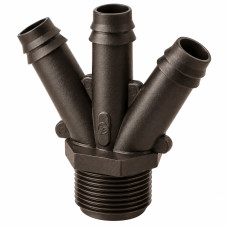 Перехід йорш 16 х 3/4" Y-подібний (на 3 виходи) Metzerplas
